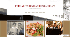 Desktop Screenshot of ferrarositalian.com