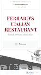 Mobile Screenshot of ferrarositalian.com